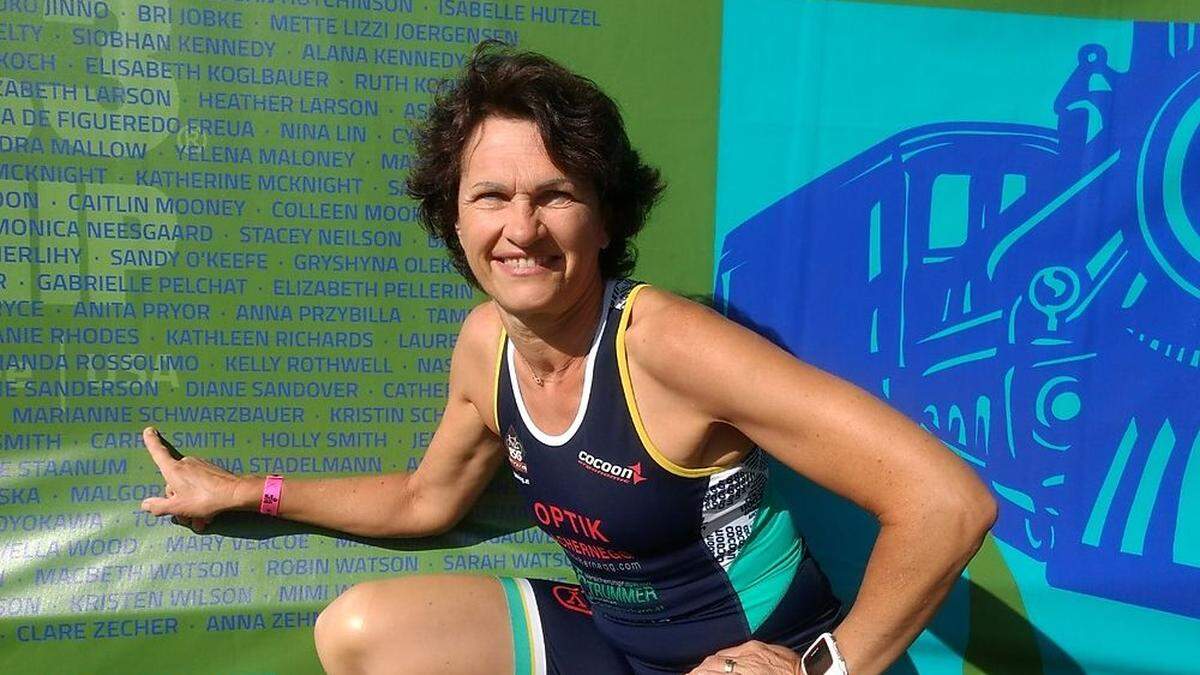 Marianne Schwarzbauer startete bei der Half-Iron Man-WM in Tennessee, USA