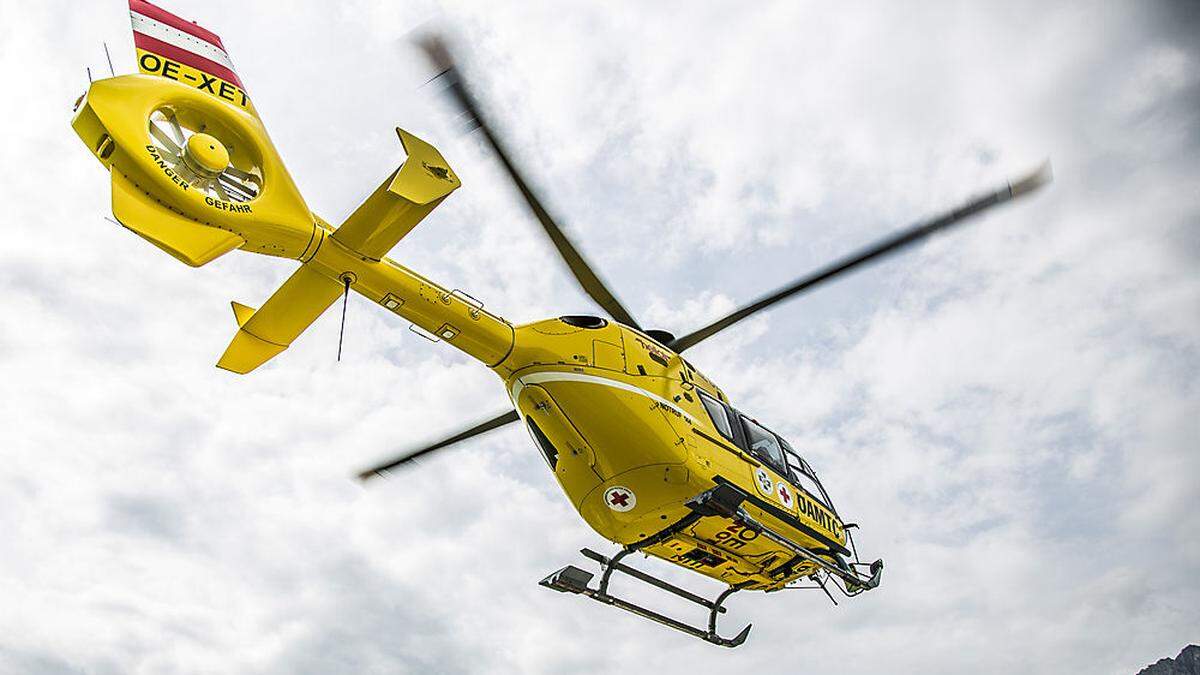 Zwei Hubschrauber waren im Einsatz