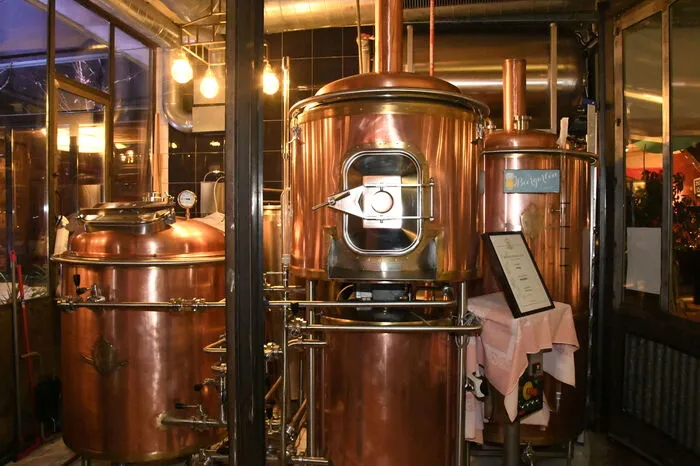 Sehr beliebt bei den Gästen ist Bier aus der hauseigenen Brauerei.