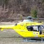 Der 78-jährige wurde ins Klinikum geflogen