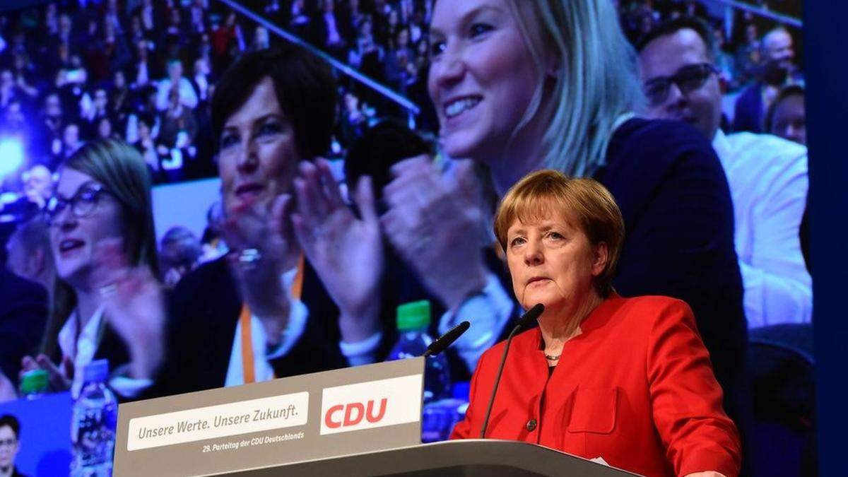 Immerhin: 89,5 Prozent der CDU unterstützen Merkels Weg