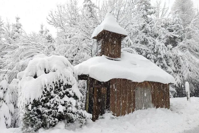 Ein wunderschönes Winterwunderland zeigt sich in Pöllauberg