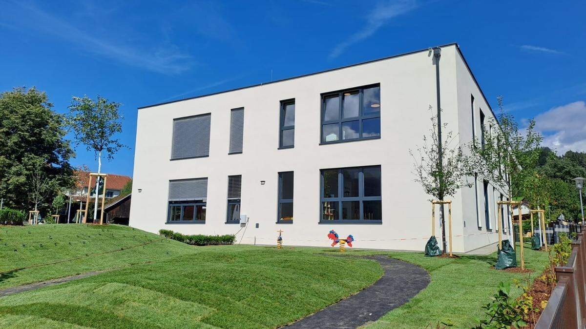 So sieht der neue Kindergarten in Bad St. Leonhard aus 