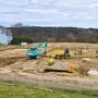 Blick auf eine Baustelle