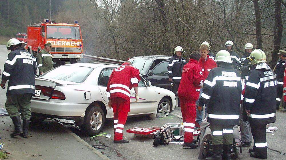 Immer wieder ereignen sich Unfälle an der Parschluger Straße