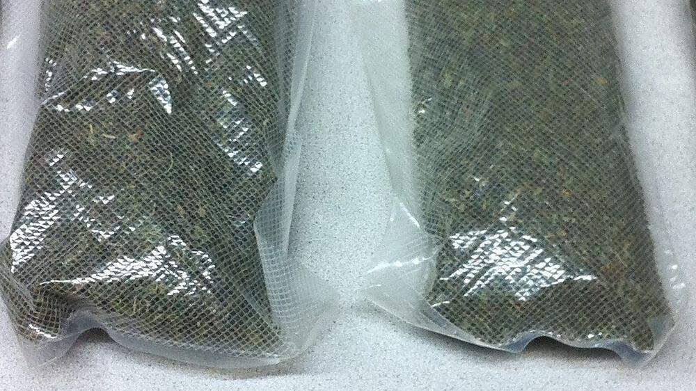190 Gramm Cannabiskraut wurden beschlagnahmt