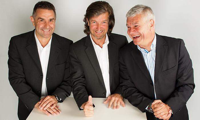 Eigentümer von Peeroton: Andreas Trippl, Reinhard Möseneder und Sepp Trippl