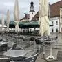 In den Gastgärten auf dem Leobener Hauptplatz können wieder Gäste empfangen werden