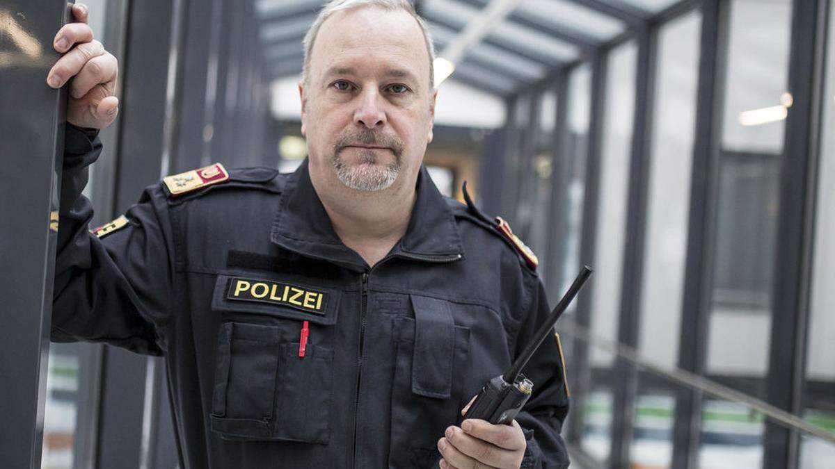 Erich Londer ist seit 2005 Stadtpolizeikommandant in Villach