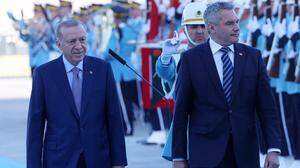 Erdoğan empfing Nehammer am Dienstag in Ankara