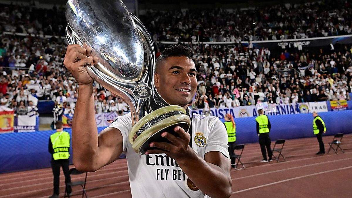 Casemiro gewann mit Real Madrid fünf Mal die Champions League