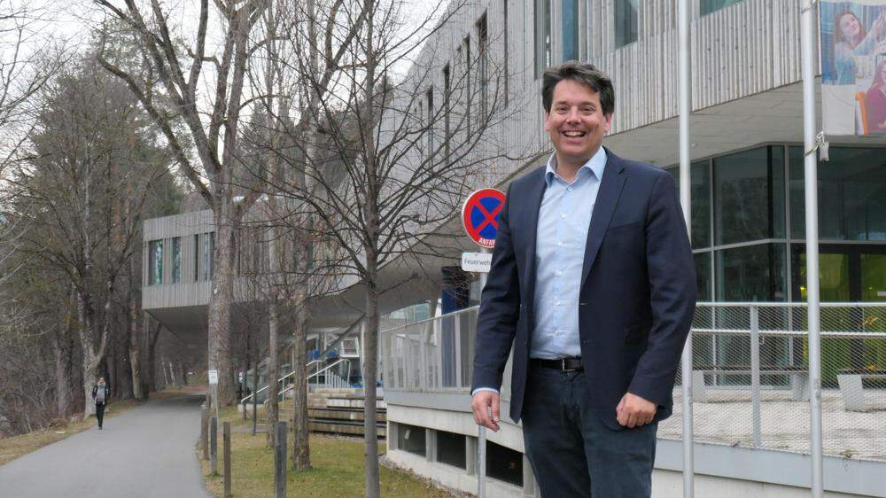 Wirtschaftsprofessor René Schmidpeter glaubt an den Universitätsstandort Lienz