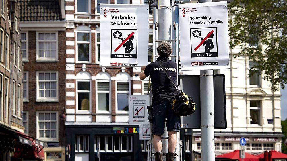 Amsterdam verbietet Kiffen im alten Zentrum