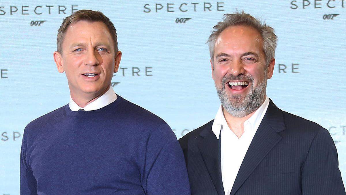 Da war "Spectre" schon im Kasten: Bond-Darsteller Daniel Craig und Regisseur Sam Mendes