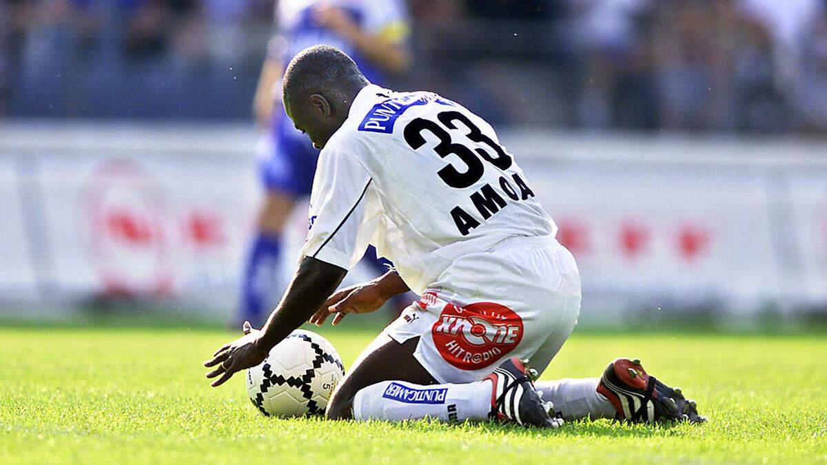 Charles Amoah im Sturm-Trikot vor mehr als 15 Jahren