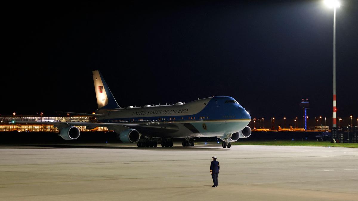 Die Air Force One in Berlin