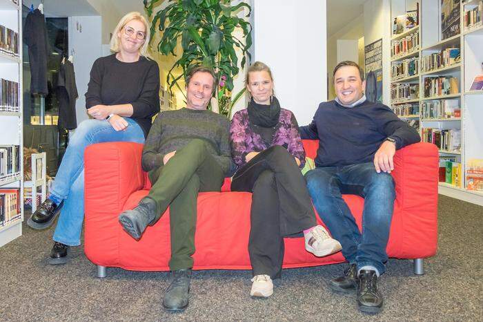 Anja Kofler, Christof Schett, Nathalie Franzeskon und Peter Leiter bilden den Vorstand des Vereins