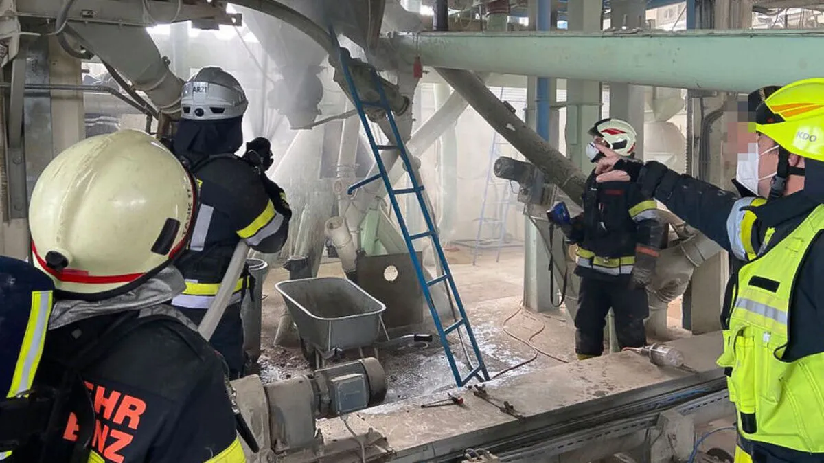 25 Einsatzkräfte der Feuerwehr Lienz standen im Einsatz