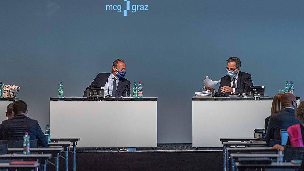 Uneinigkeit zwischen Vizebürgermeister Mario Eustacchio (FPÖ) und Bürgermeister Siegfried Nagl (ÖVP)