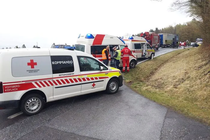 Bilder vom Einsatz an der Unfallstelle