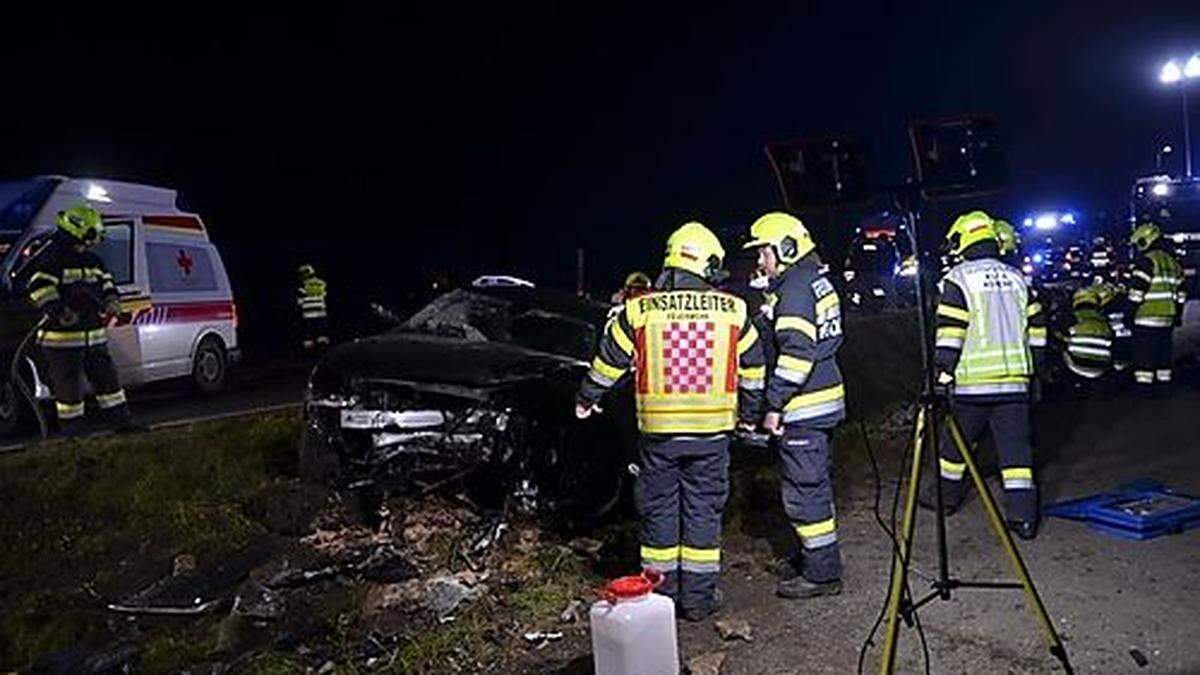 Schwerer Verkehrsunfall bei Knittelfeld mit fünf Verletzten