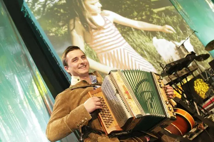 Gabalier bei seinem Auftritt am Bauernbundball 2010