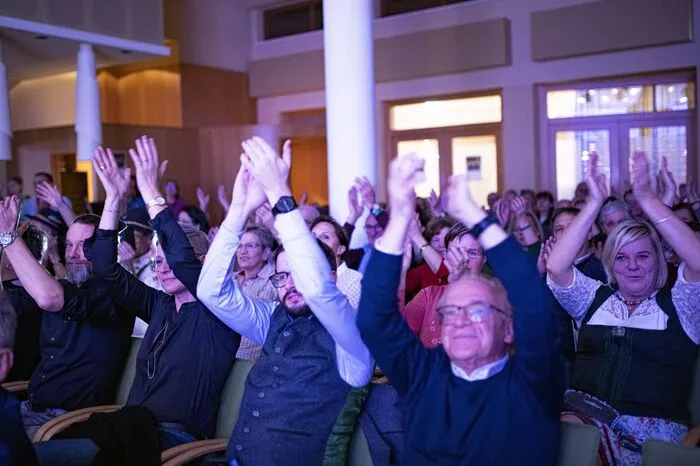 Sie gaben ein Konzert im Quellenhotel