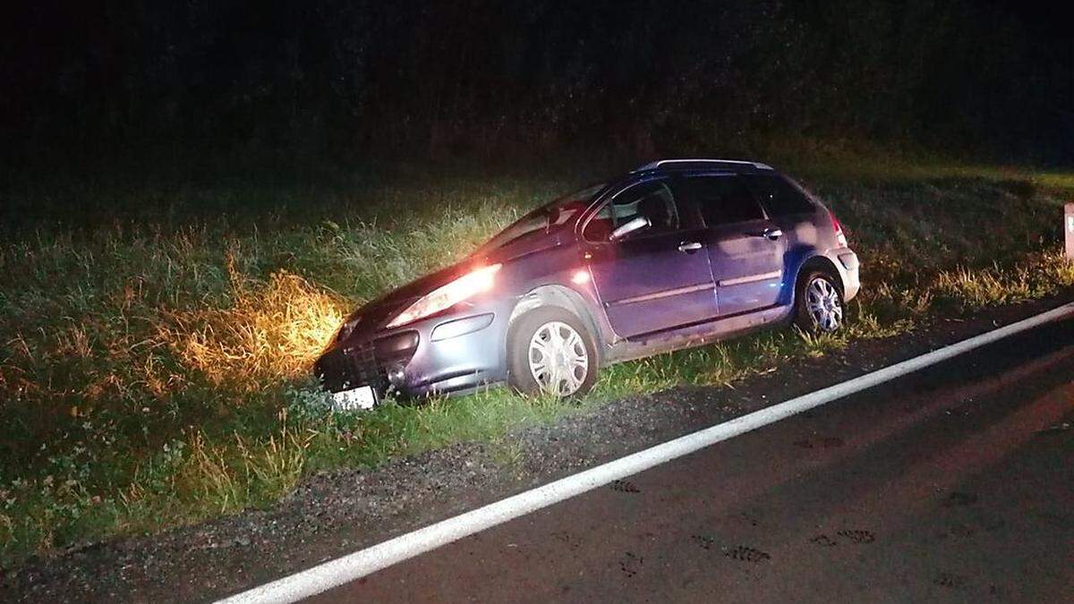 Riesenglück hatte ein 25-jähriger Südoststeirer bei einem Verkehrsunfall in Kirchberg an der Raab.