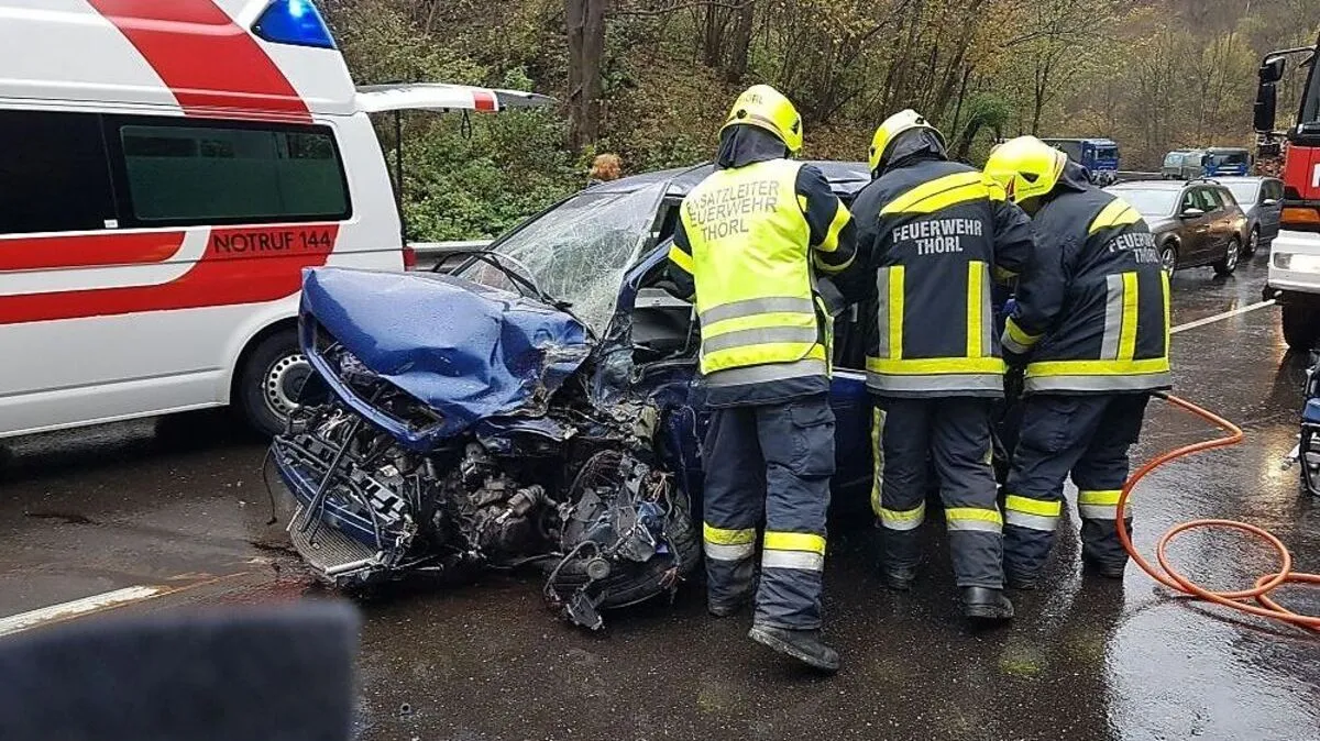 Zwei Unfälle musste die FF Thörl binnen weniger Stunden absolvieren