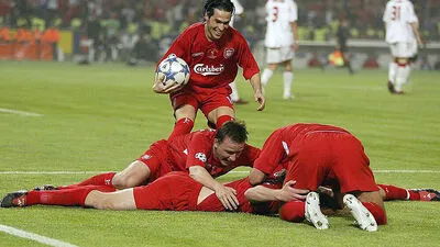 Der FC Liverpool gewann 2005 nach 0:3-Rückstand noch die Champions League