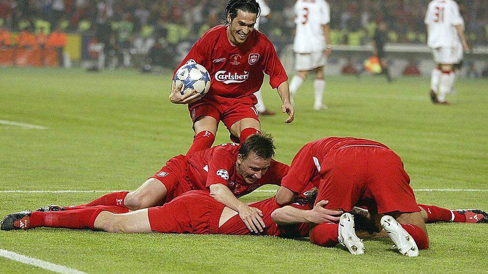 Der FC Liverpool gewann 2005 nach 0:3-Rückstand noch die Champions League