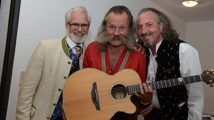 Diakon Theo Srienz, Erwin Aschenwald und Ewald Thaller