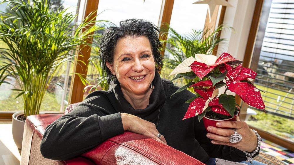 Bettina Bayer-Grilz ist zu Hause von Pflanzen umgeben – sonst würde sie sich nicht wohlfühlen
