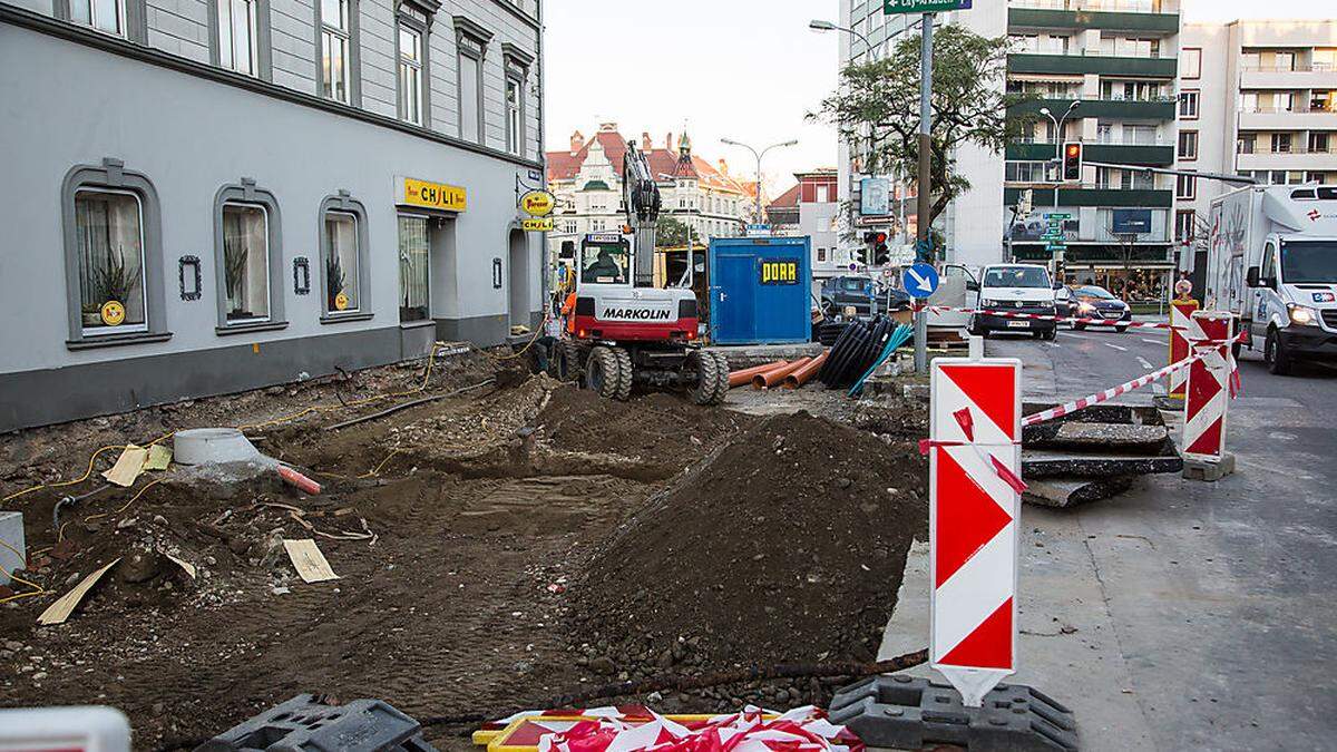 150.000 Euro wurden bisher in der Villacher Straße verbaut