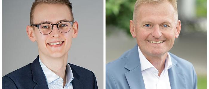 Bernhard Braunstein (r.) und Sohn Julius sitzen beide für die ÖVP im Gleisdorfer Gemeinderat