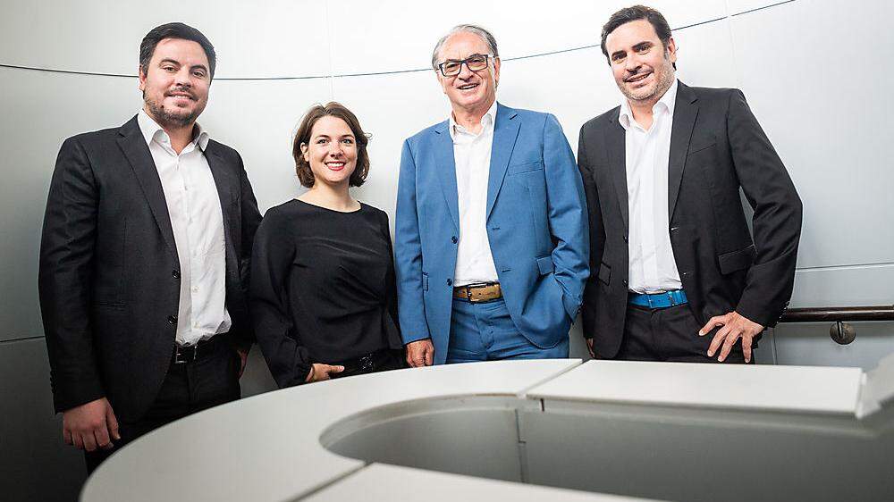 Max, Eva, Michael und Florian Schlögl - ab Herbst führen sie das Familienunternehmen gemeinsam.