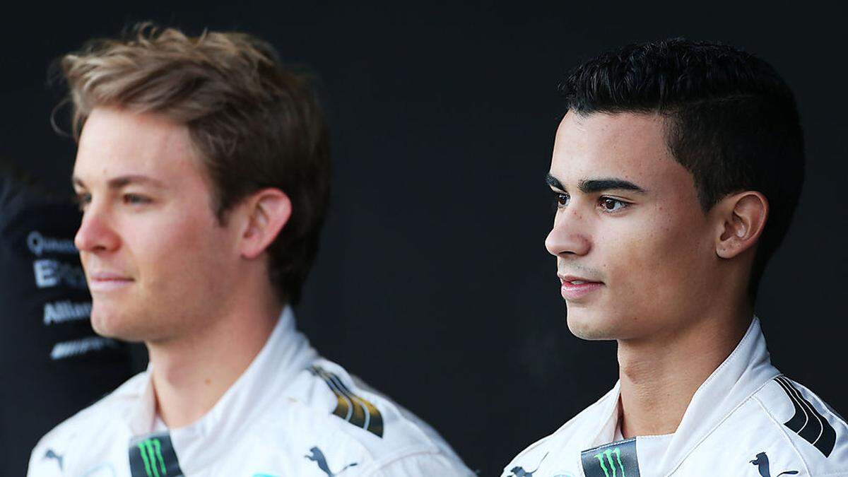 Der abgetretene Weltmeister Nico Rosberg (l.) und sein möglicher Nachfolger im Mercedes-Cockpit Pascal Wehrlein