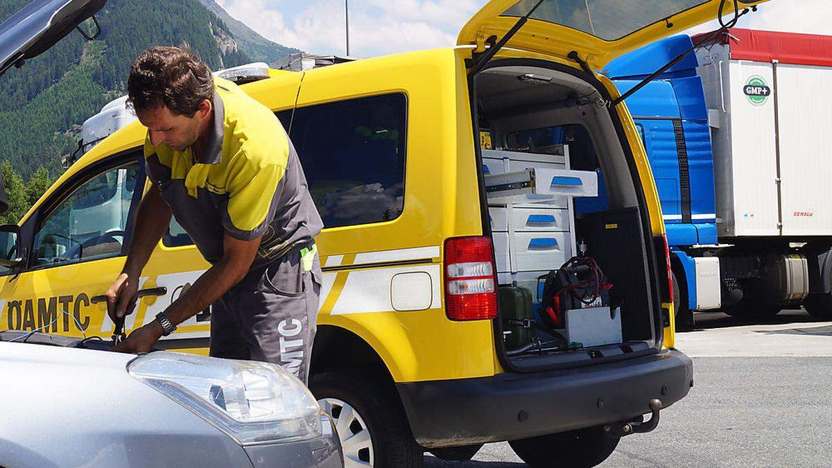 Die Pannenhelfer waren im Schnitt 129 Mal pro Tag unterwegs