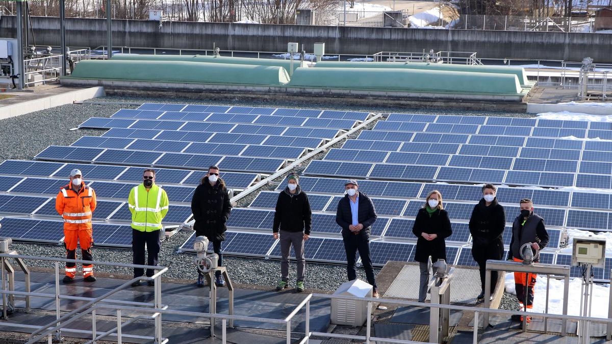 2021 wurde die Photovoltaikanlage beim Wasserverband Ossiacher See in Betrieb genommen