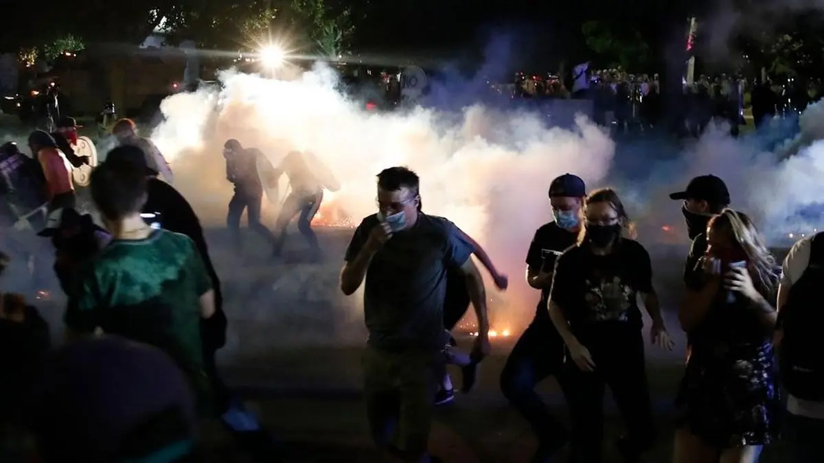 Proteste gegen Polizeigewalt in der US-Stadt Kenosha