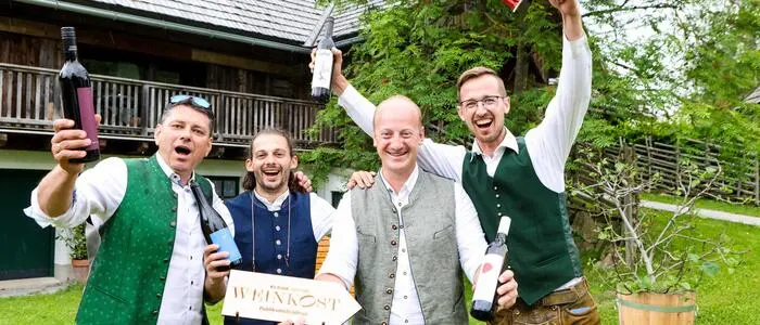 Karl Thurner-Seebacher, Bernhard Fischer, Lukas Radl und Mario Hopfer (V. li. n. re.)