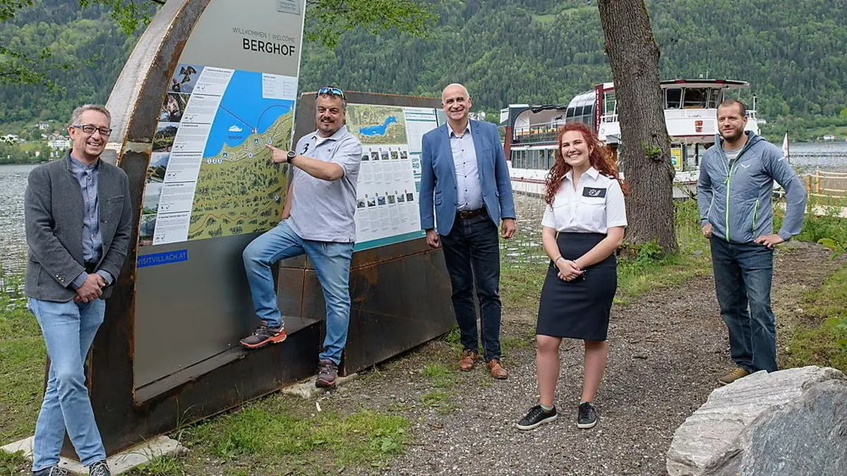 V.l.: Michael Sternig, Marcus Hartinger, Georg Overs, Leonie Nageler, Manuel Aichholzer