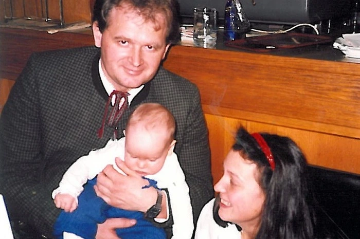 Siggi und Erika Palle mit Sohn Erland