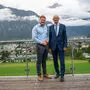 Markus Stotter mit dem designierten Landeshauptmann Anton Mattle