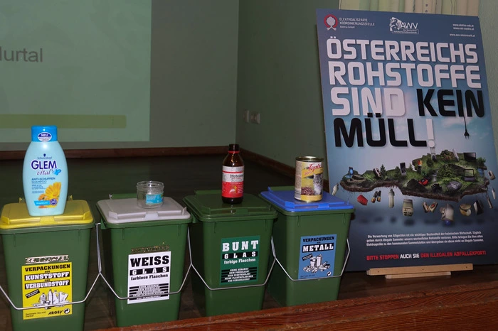 Dabei ging es vor allem um Abfalltrennung bei Festen und Veranstaltungen.