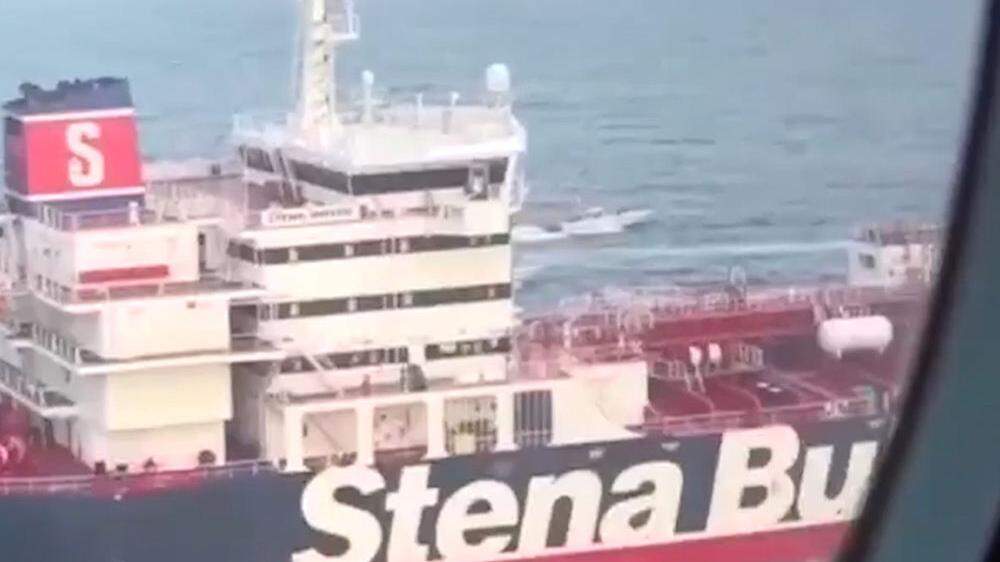 Der Öltanker der Reederei Stena Bulk liegt im südiranischen Hafen Bandar Abbas