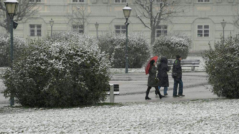 Schnee in Wien 