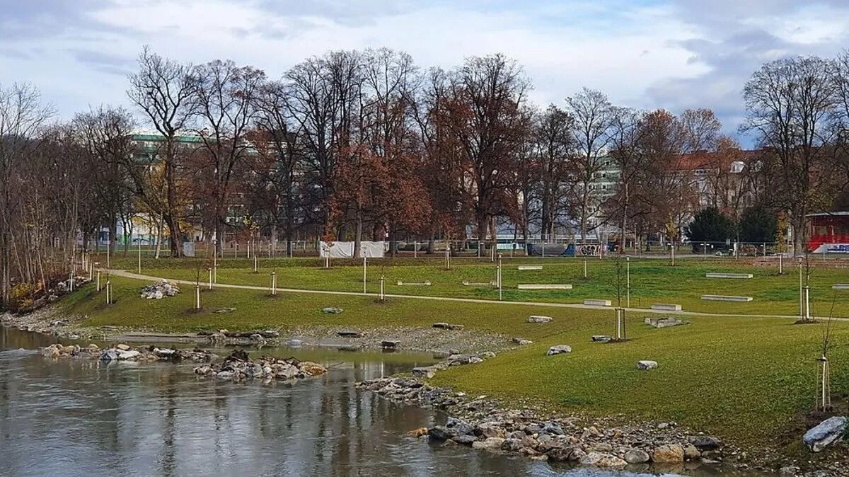 Die Augartenbucht ist seit ende 2019 fertig, im Frühjahr wird sie frei zugänglich