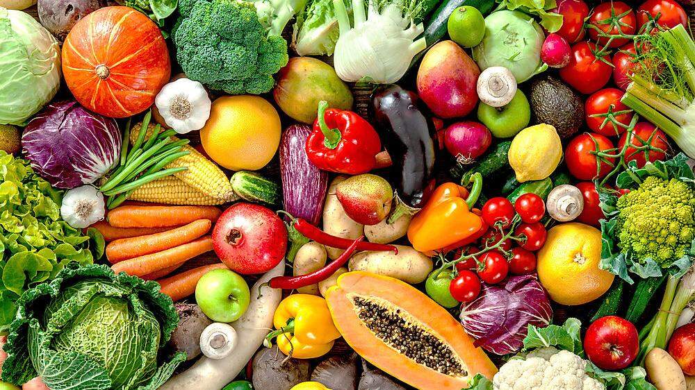 Verschiedenes Obst und Gemüse muss man unterschiedlich lagern