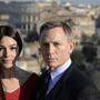 Daniel Craig und Monica Bellucci drehen für "Spectre" in Rom